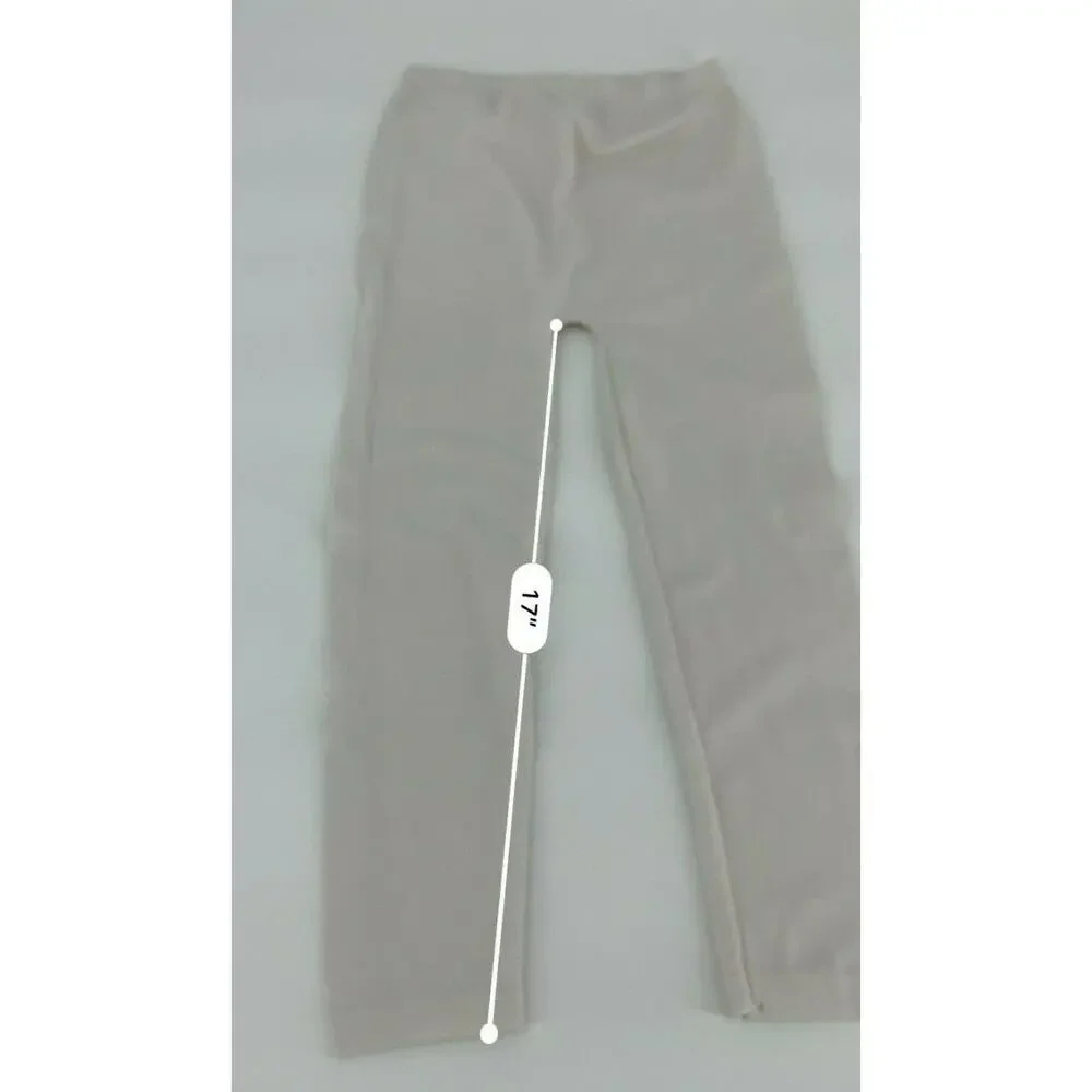 Solo Girls Kids Thick White Knit Tights Youth Size Large